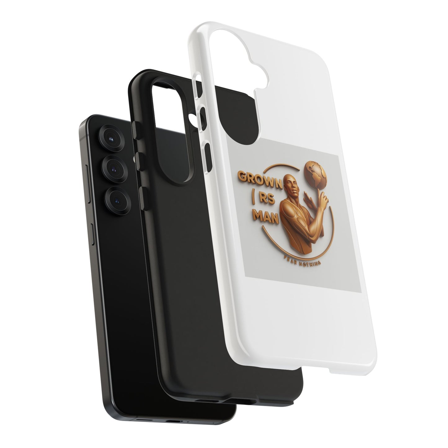 Tough Phone Case — 'Grown As Man' Bronze Basketball Design