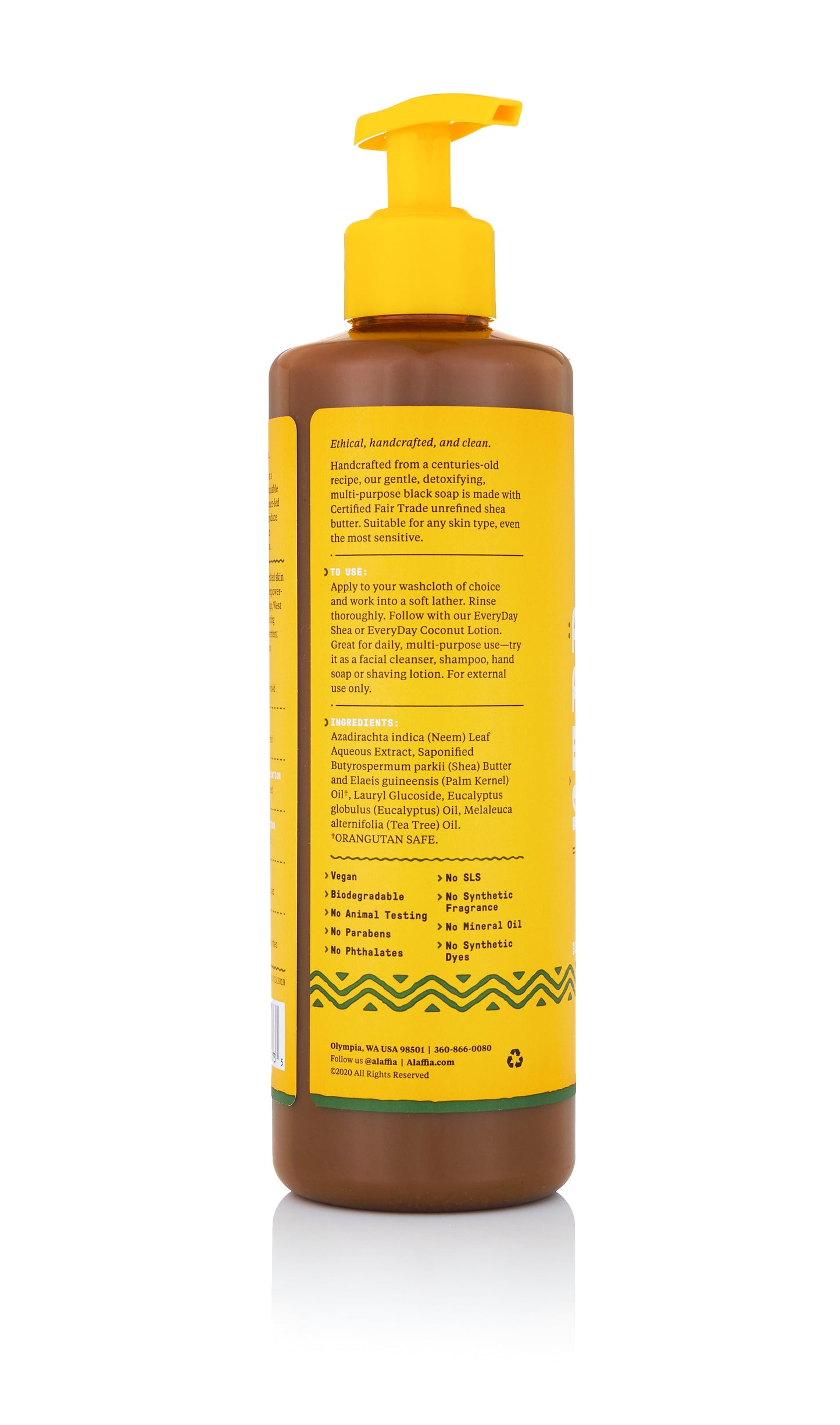 African Black Soap, Eucalyptus Tea Tree, Liquid, 16 Fl Oz