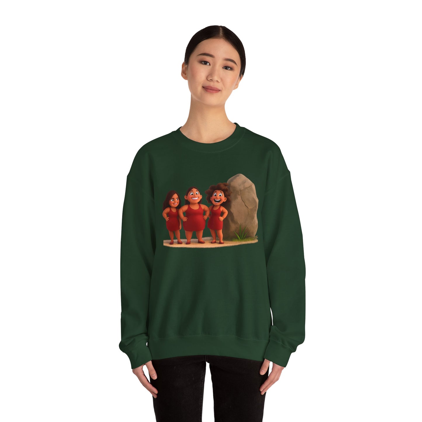 Crewneck Sweatshirt — Fluffy Girls Rock
