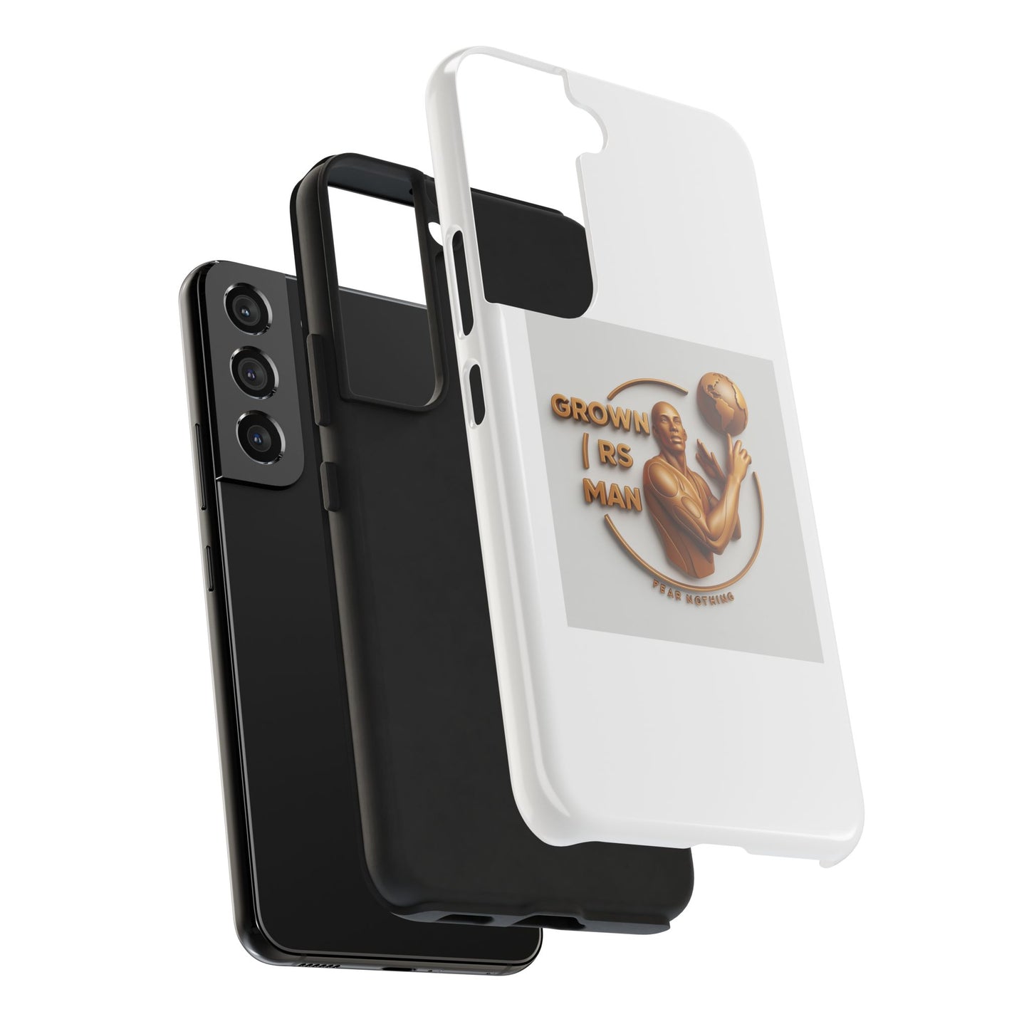 Tough Phone Case — 'Grown As Man' Bronze Basketball Design