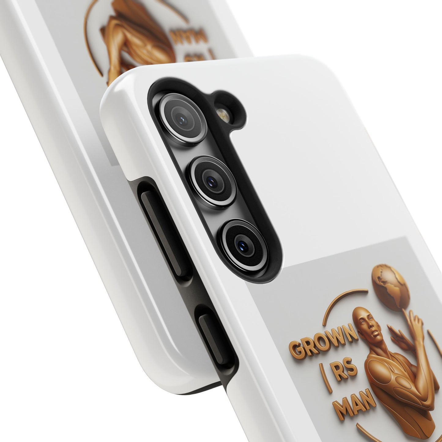 Tough Phone Case — 'Grown As Man' Bronze Basketball Design