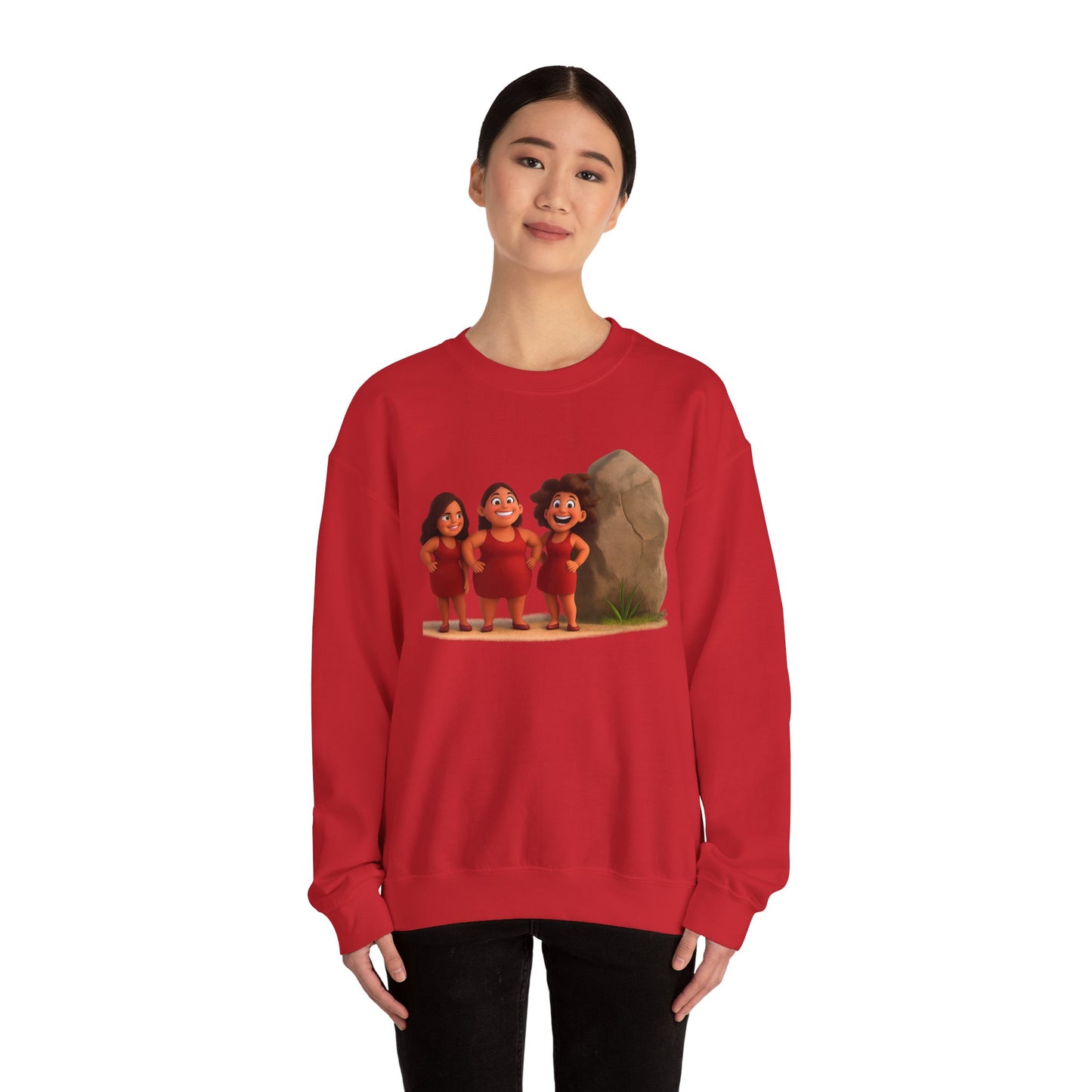 Crewneck Sweatshirt — Fluffy Girls Rock