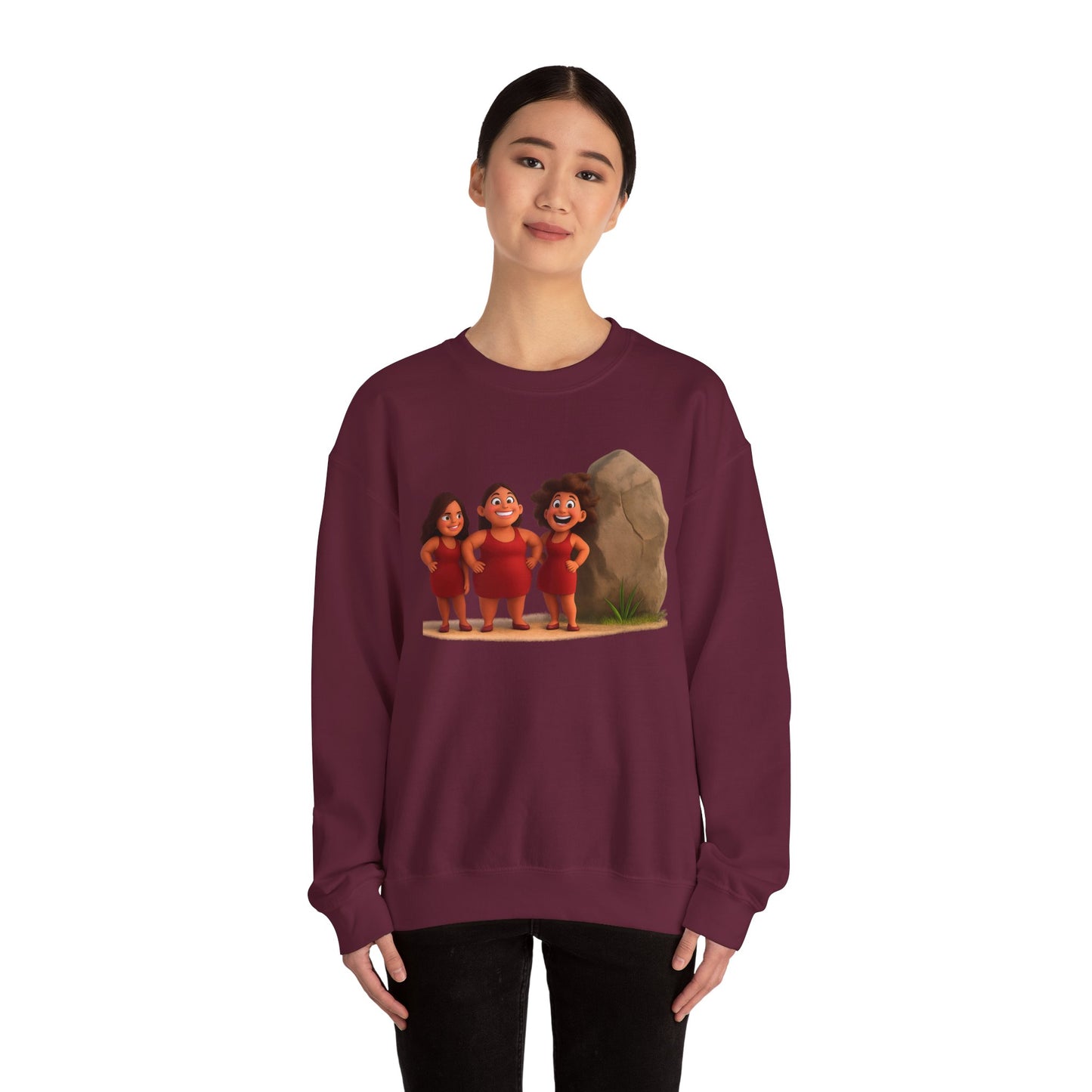 Crewneck Sweatshirt — Fluffy Girls Rock