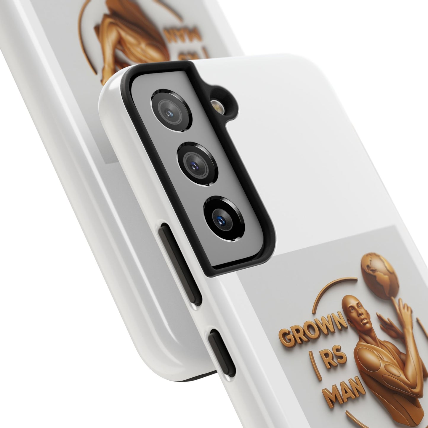 Tough Phone Case — 'Grown As Man' Bronze Basketball Design