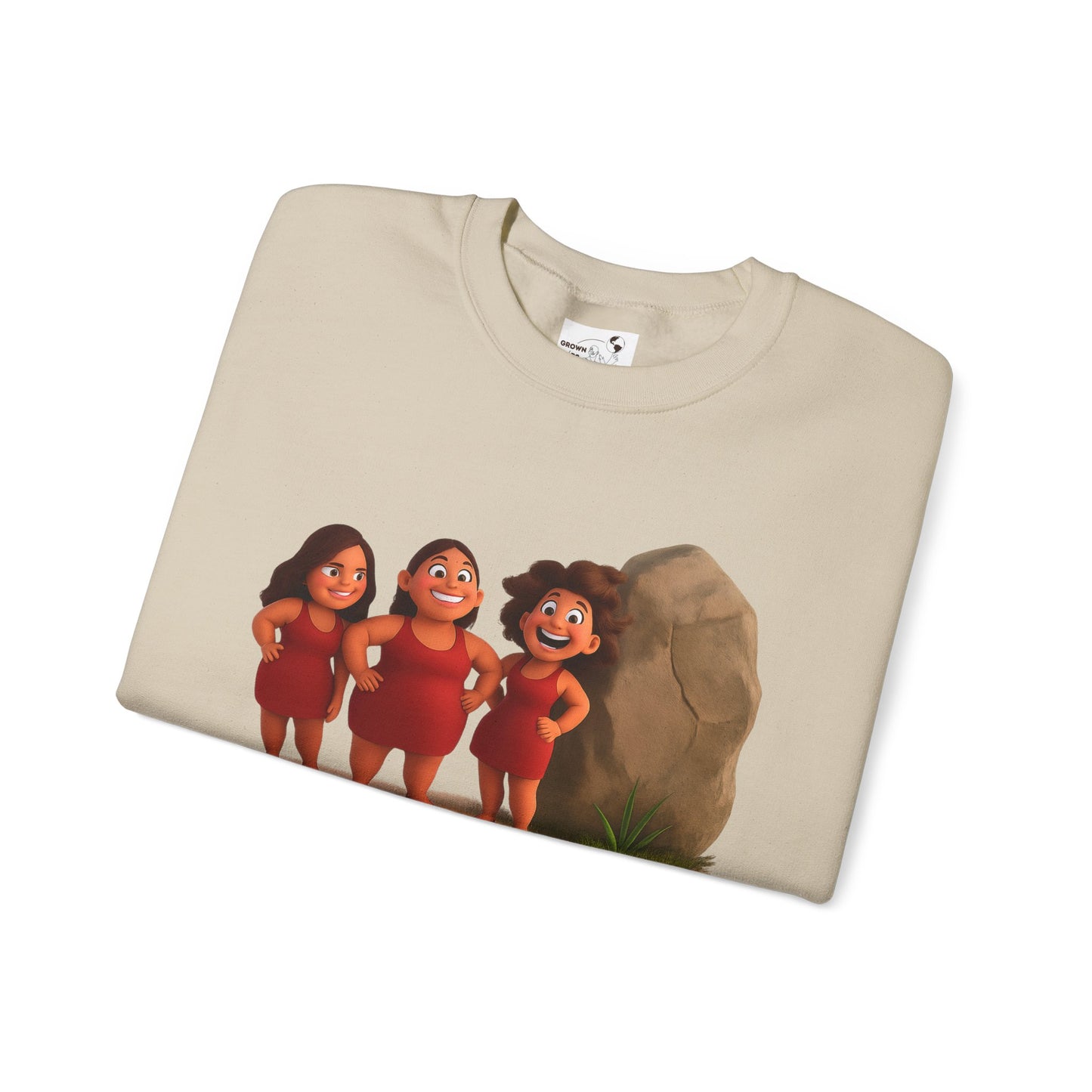 Crewneck Sweatshirt — Fluffy Girls Rock