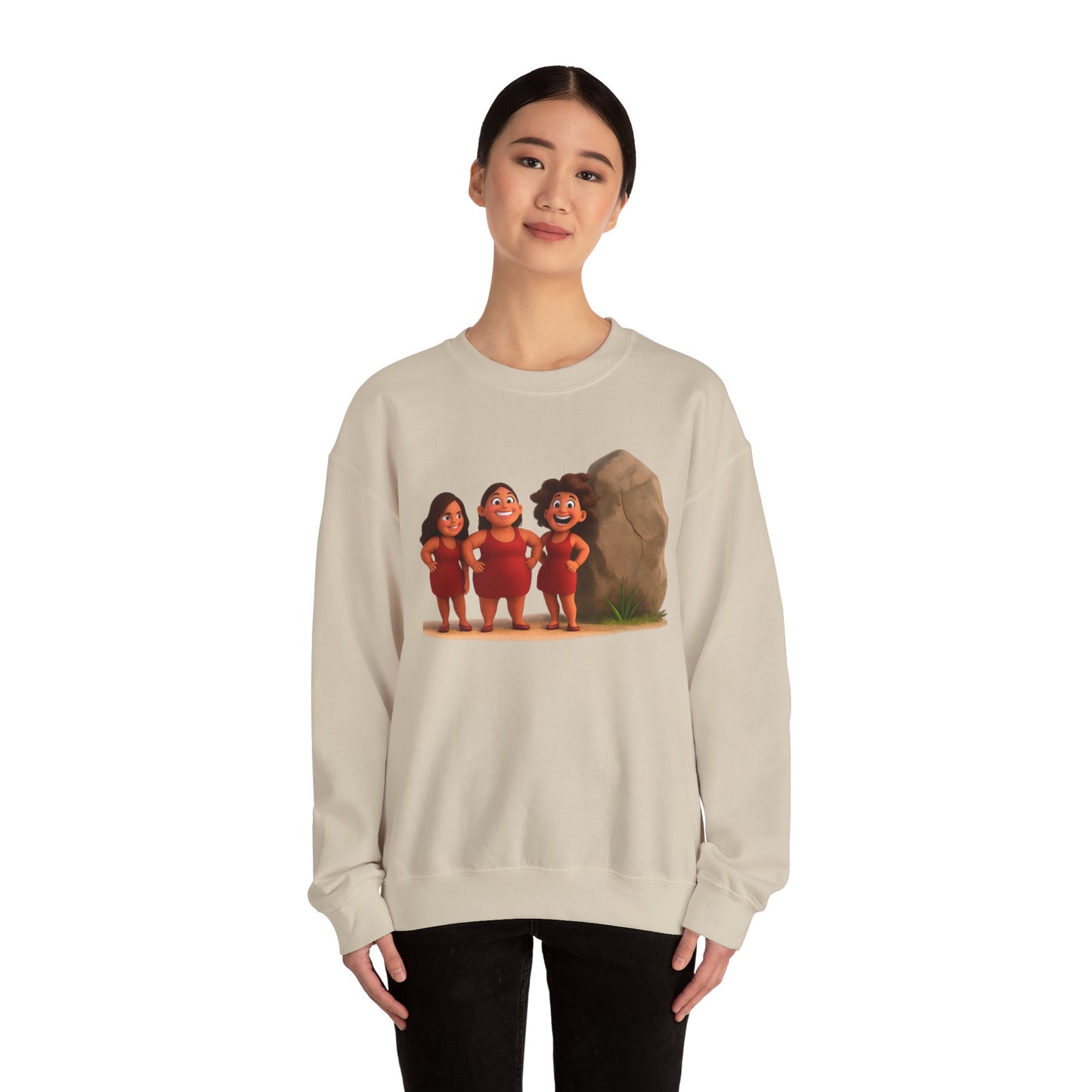 Crewneck Sweatshirt — Fluffy Girls Rock