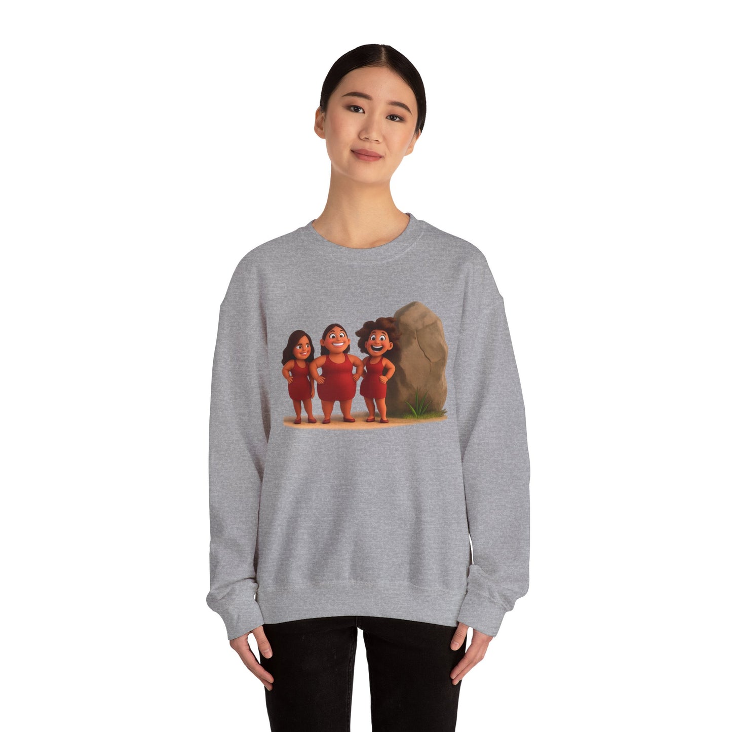 Crewneck Sweatshirt — Fluffy Girls Rock