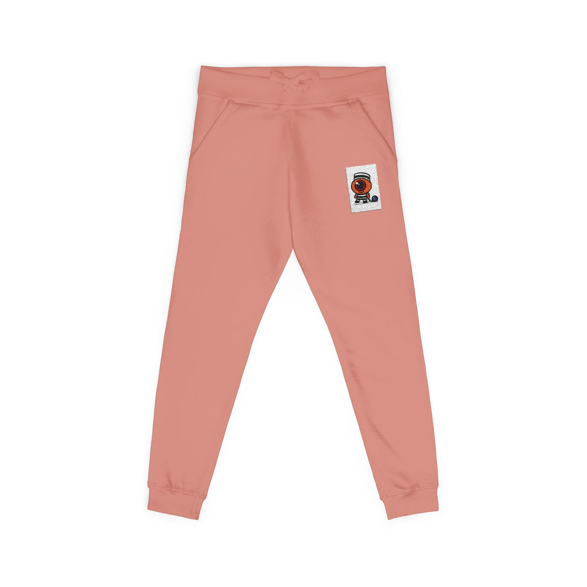 Cozy Embroidered Unisex Fleece Sweatpants, Casual Lounge Wear, Perfect for Relaxation, Gift for Him/Her, Ideal for Cozy Nights, Cute Fashion