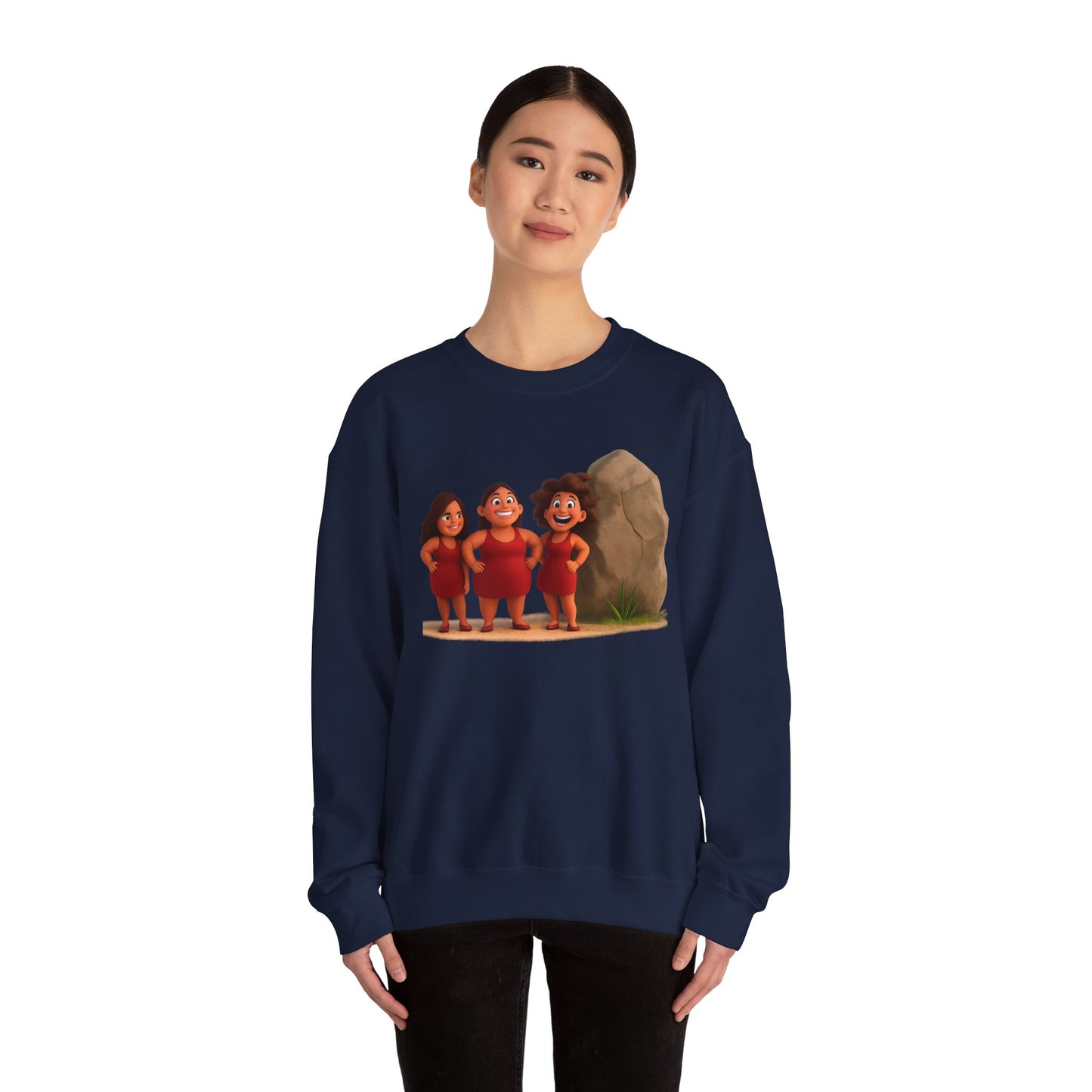 Crewneck Sweatshirt — Fluffy Girls Rock