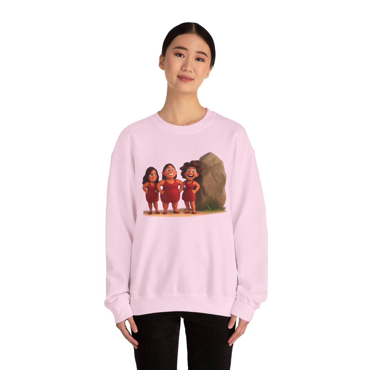 Crewneck Sweatshirt — Fluffy Girls Rock