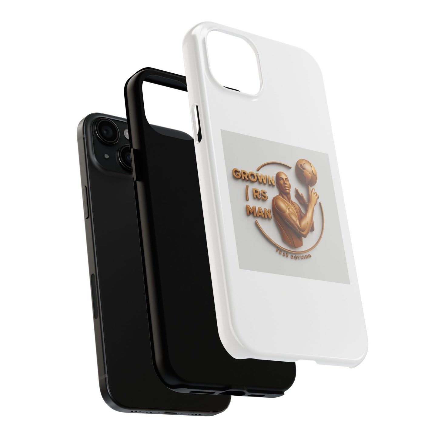 Tough Phone Case — 'Grown As Man' Bronze Basketball Design