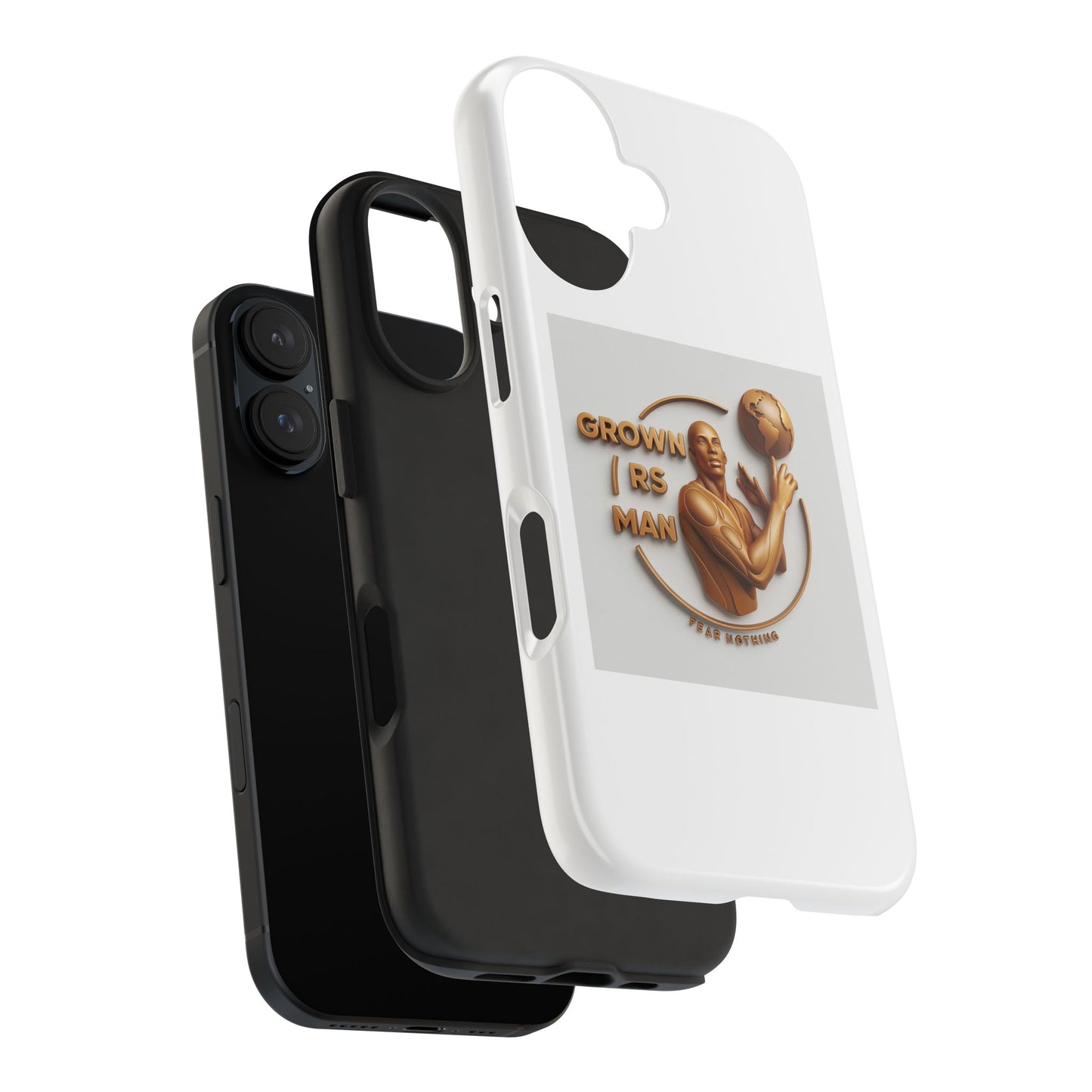 Tough Phone Case — 'Grown As Man' Bronze Basketball Design
