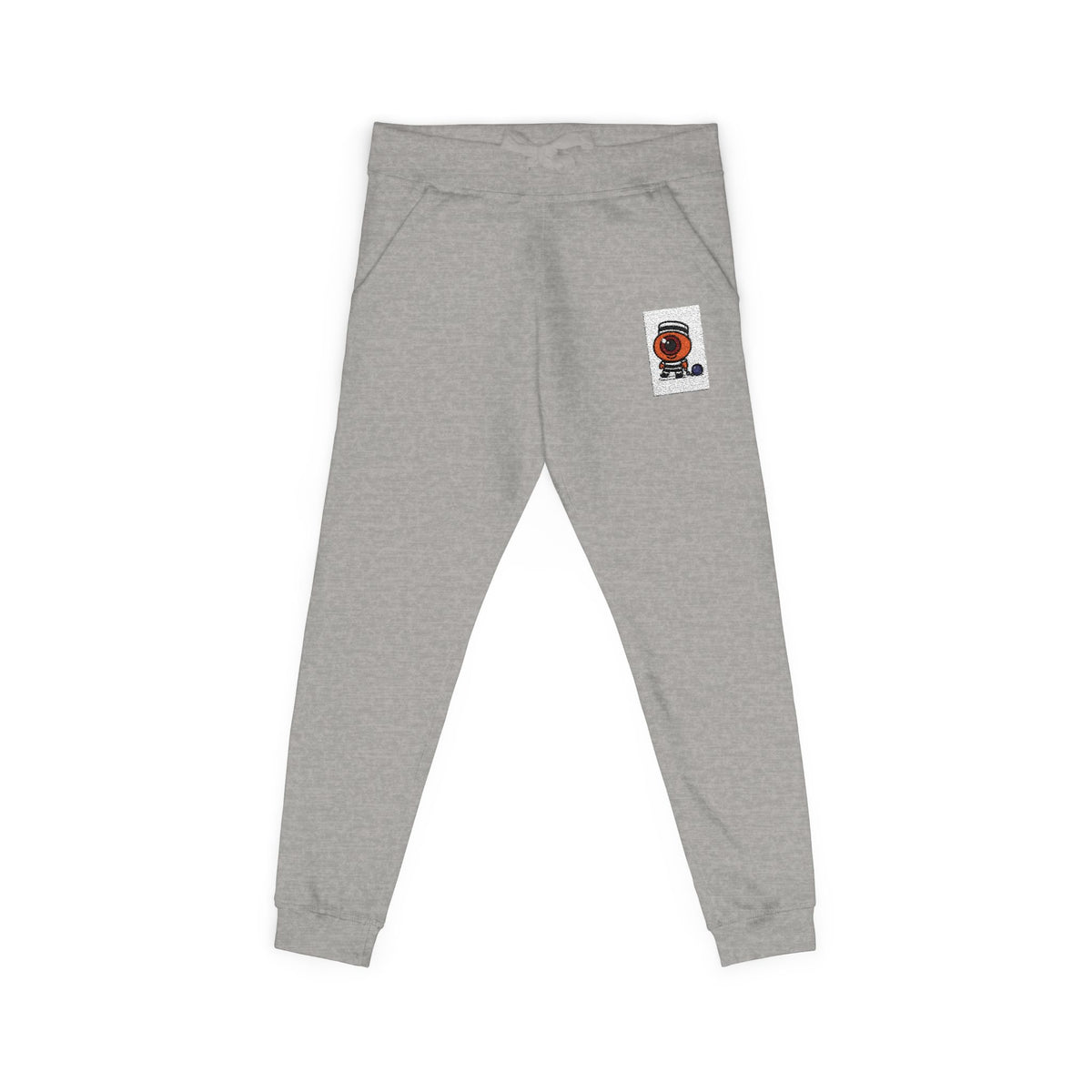 Cozy Embroidered Unisex Fleece Sweatpants, Casual Lounge Wear, Perfect for Relaxation, Gift for Him/Her, Ideal for Cozy Nights, Cute Fashion