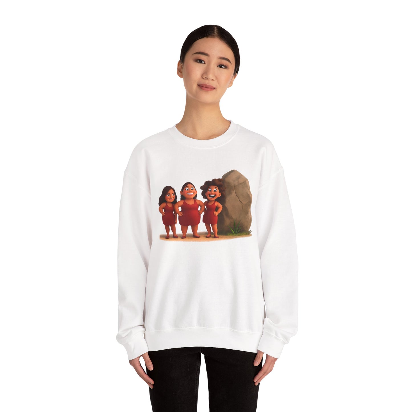 Crewneck Sweatshirt — Fluffy Girls Rock