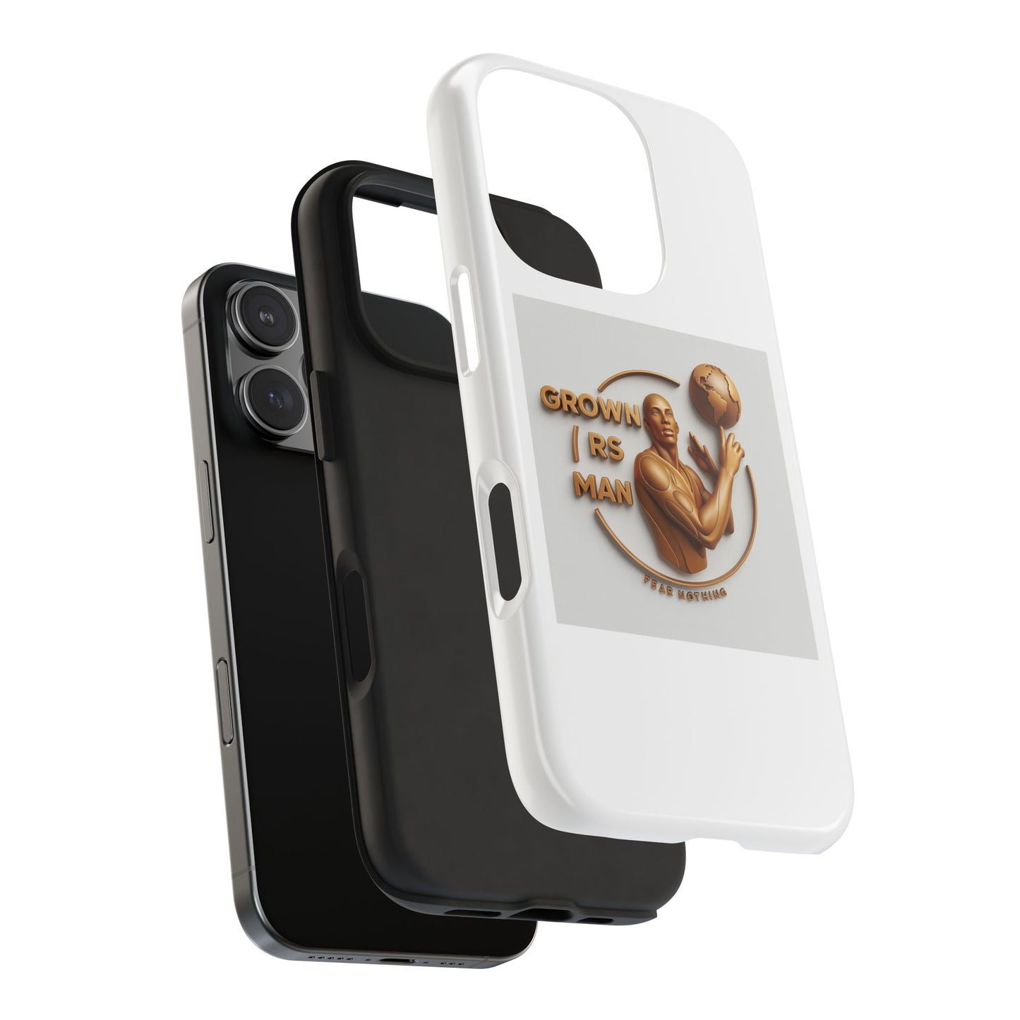 Tough Phone Case — 'Grown As Man' Bronze Basketball Design