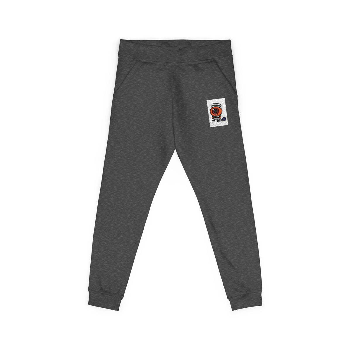 Cozy Embroidered Unisex Fleece Sweatpants, Casual Lounge Wear, Perfect for Relaxation, Gift for Him/Her, Ideal for Cozy Nights, Cute Fashion