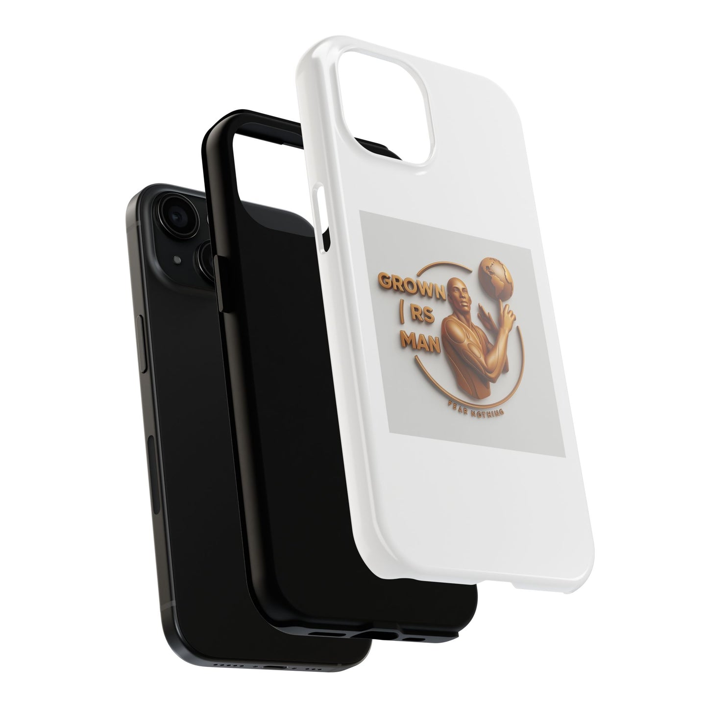 Tough Phone Case — 'Grown As Man' Bronze Basketball Design