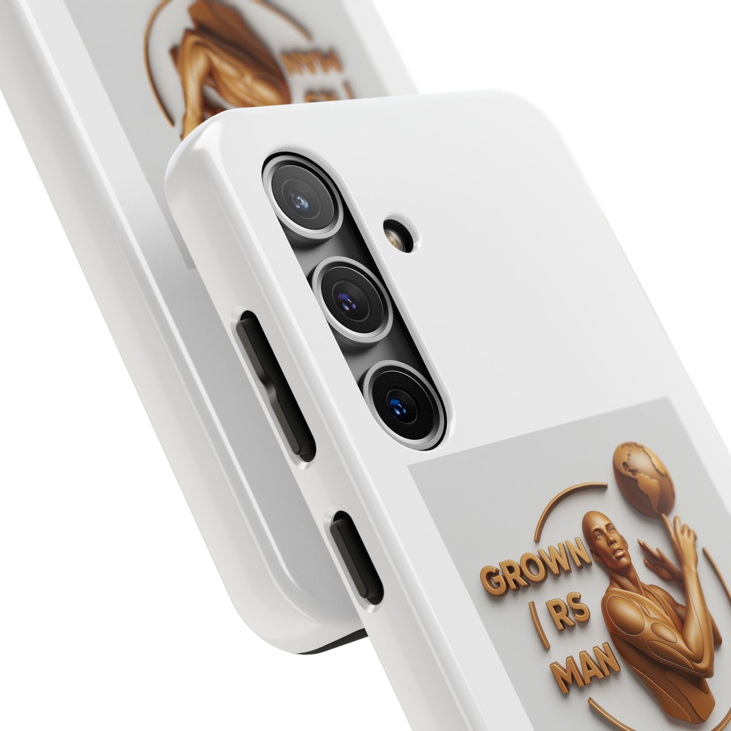 Tough Phone Case — 'Grown As Man' Bronze Basketball Design