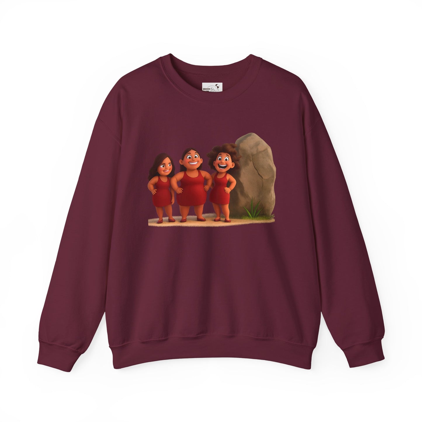 Crewneck Sweatshirt — Fluffy Girls Rock