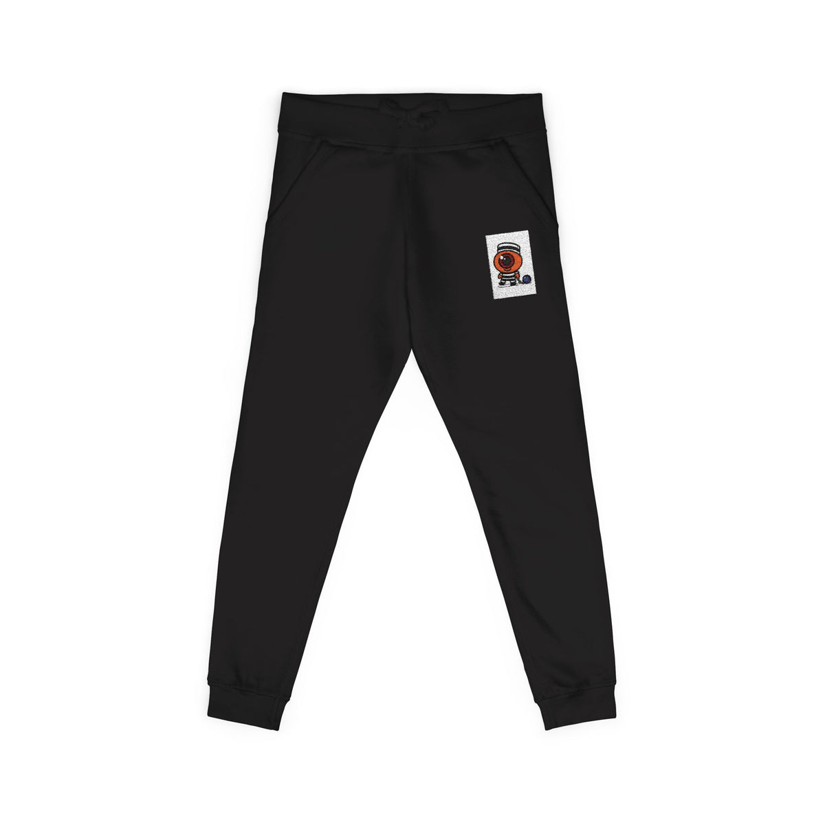 Cozy Embroidered Unisex Fleece Sweatpants, Casual Lounge Wear, Perfect for Relaxation, Gift for Him/Her, Ideal for Cozy Nights, Cute Fashion