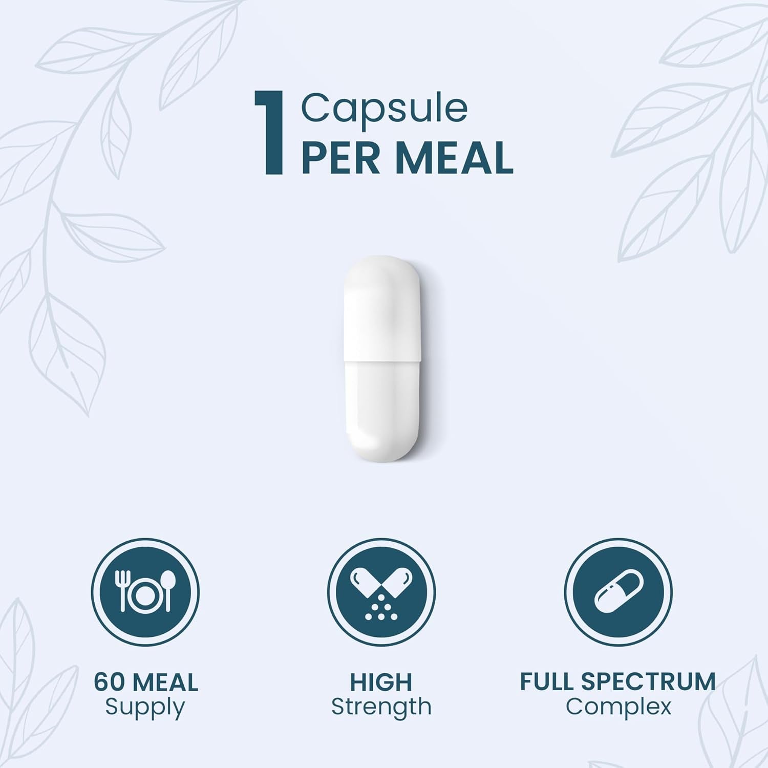 10-In-1 Digestive Enzyme Supplements | Made in the UK | Probiotics & Peppermint Oil for Gut Health, Bloating Relief and Belly Reduction | One Vegan Capsule per Meal | 60 Capsules